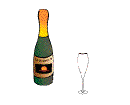 Champagne bottle